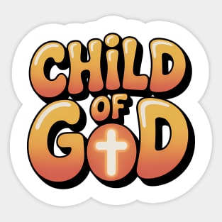 Child of God Christian Gifts Sticker